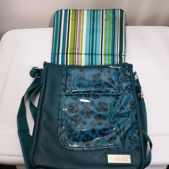 Hadaki Slim Crossbody purse Teal - Picture 4 of 5